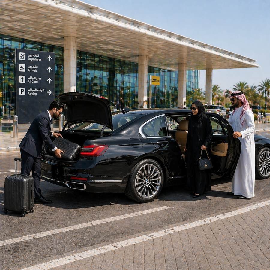 BMW 7 Series With Driver in KSA
