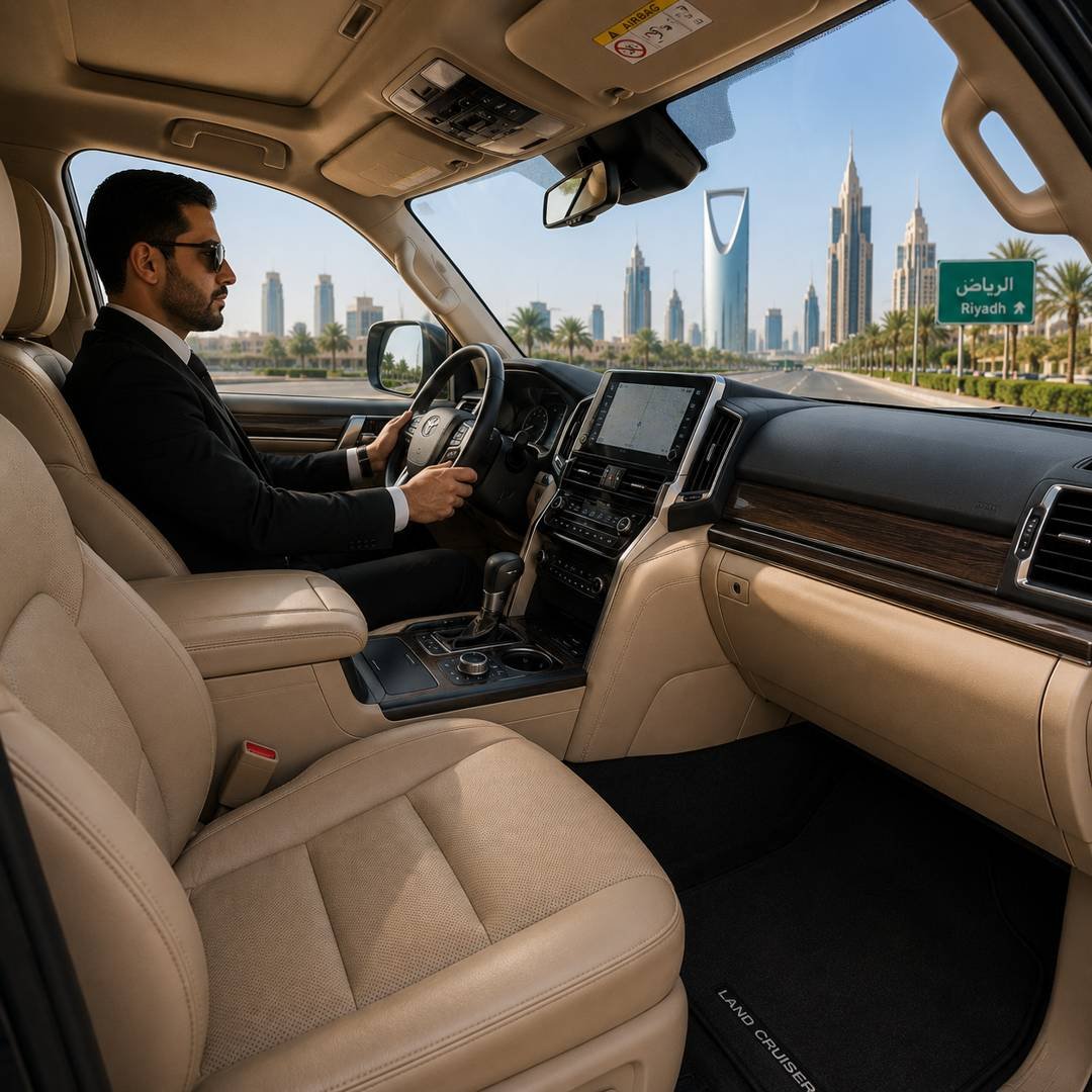 Book Toyota Land Cruiser With Driver for Business Transfer