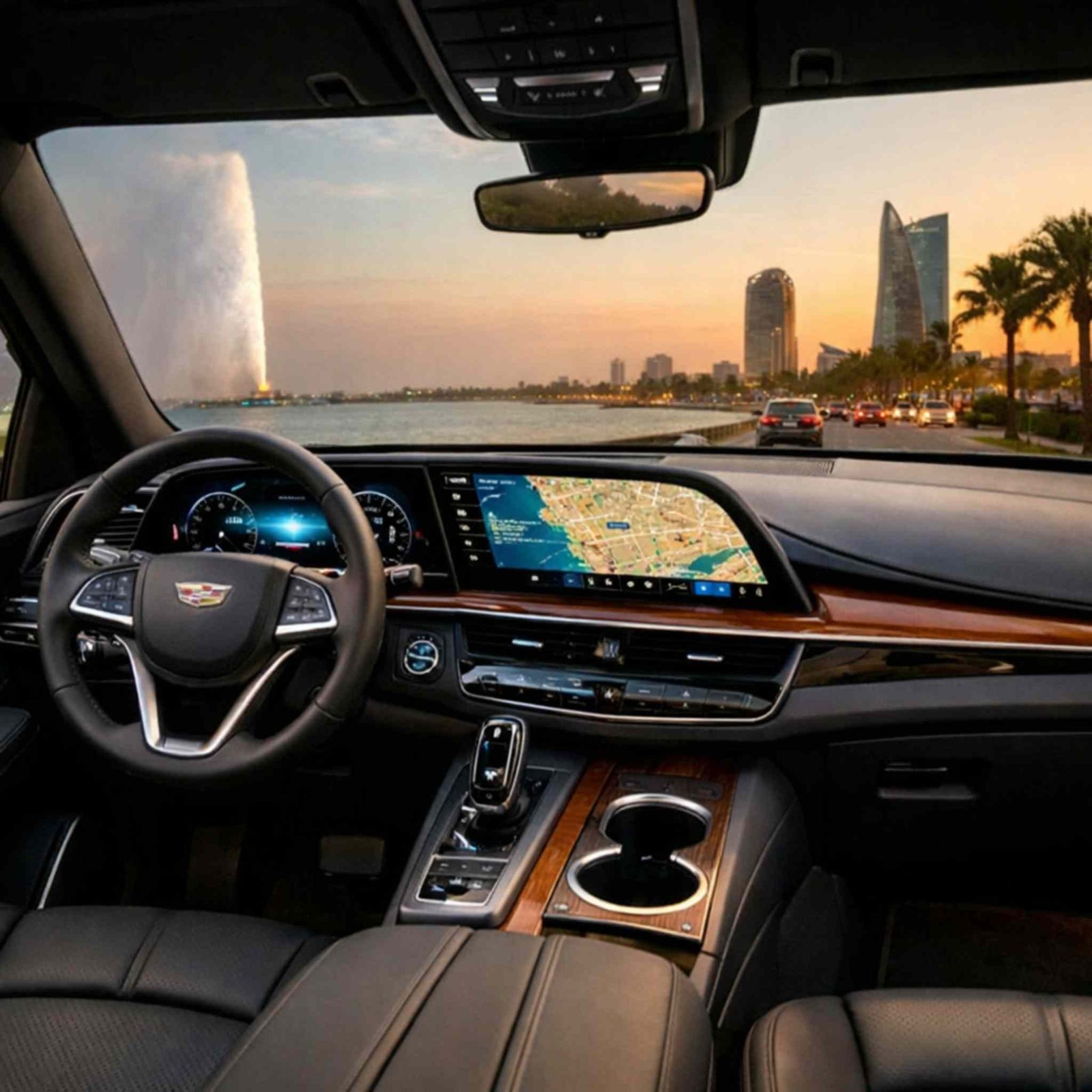 Cadillac Escalade With Driver in KSA