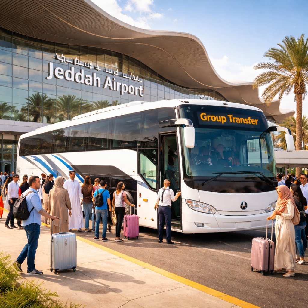 Hire 50-Seater Bus With Driver in KSA
