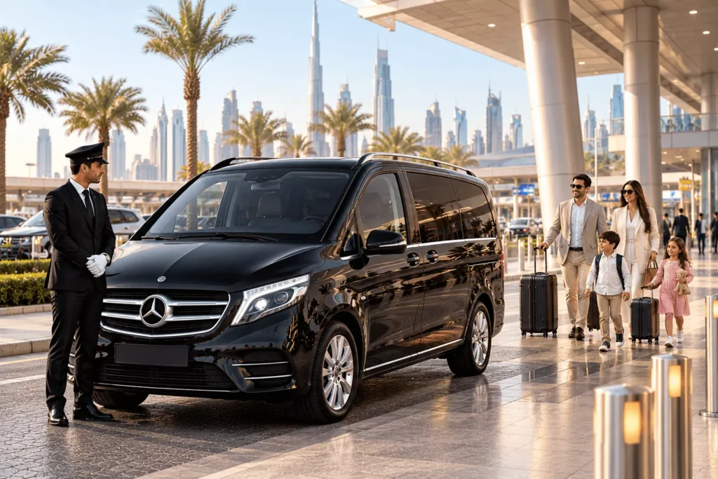 Mercedes Benz Vito with Driver in KSA