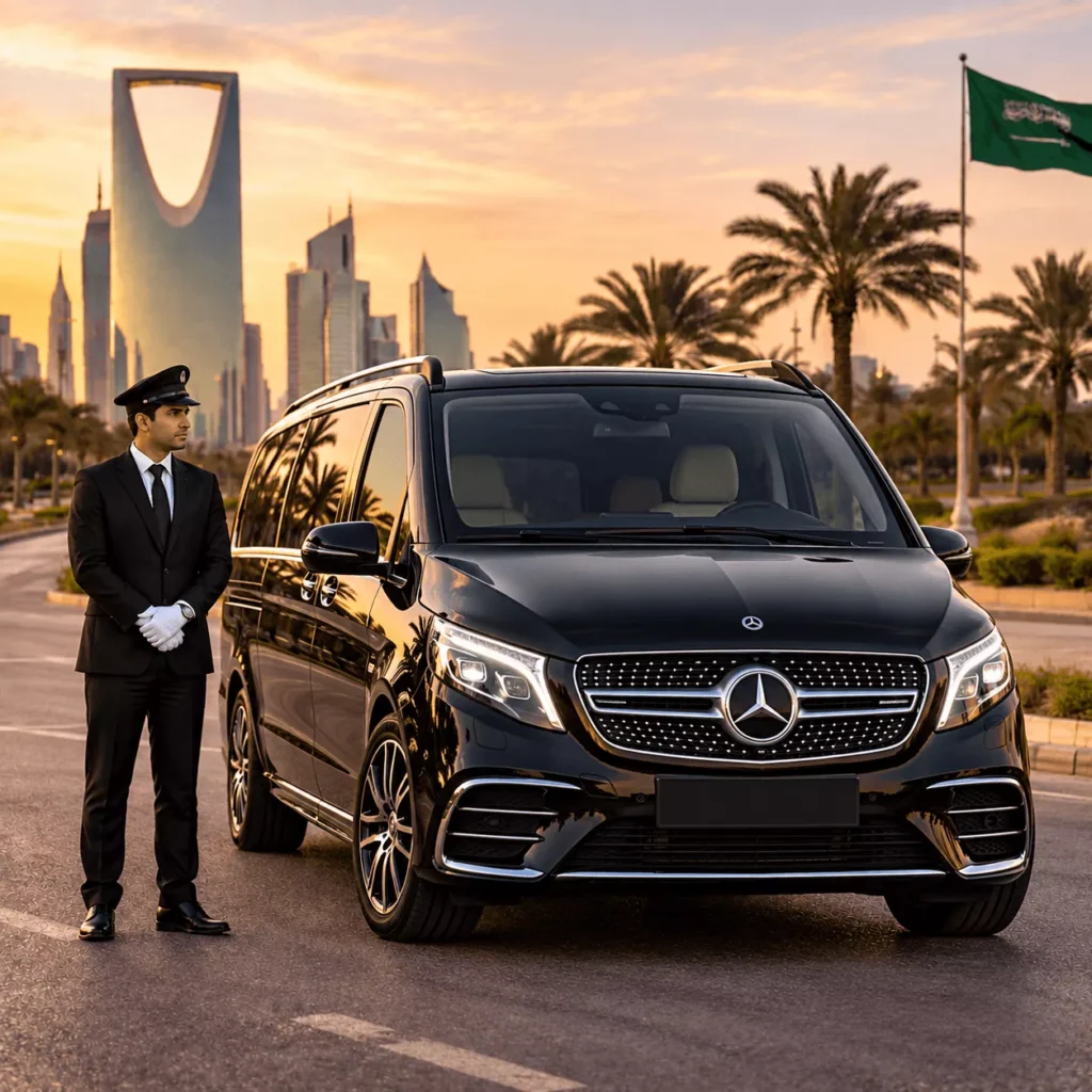 Mercedes V-Class With Driver in KSA