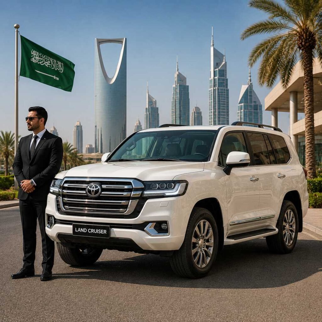 Toyota Land Cruiser With Chauffeur in KSA
