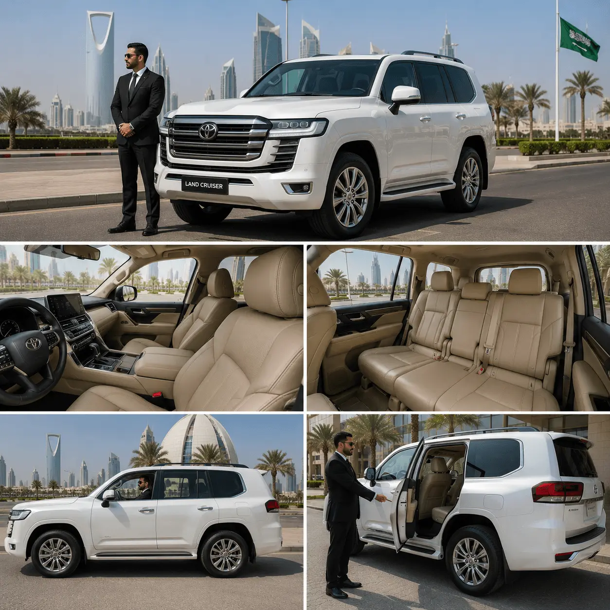 Toyota Land Cruiser chauffeur Hire