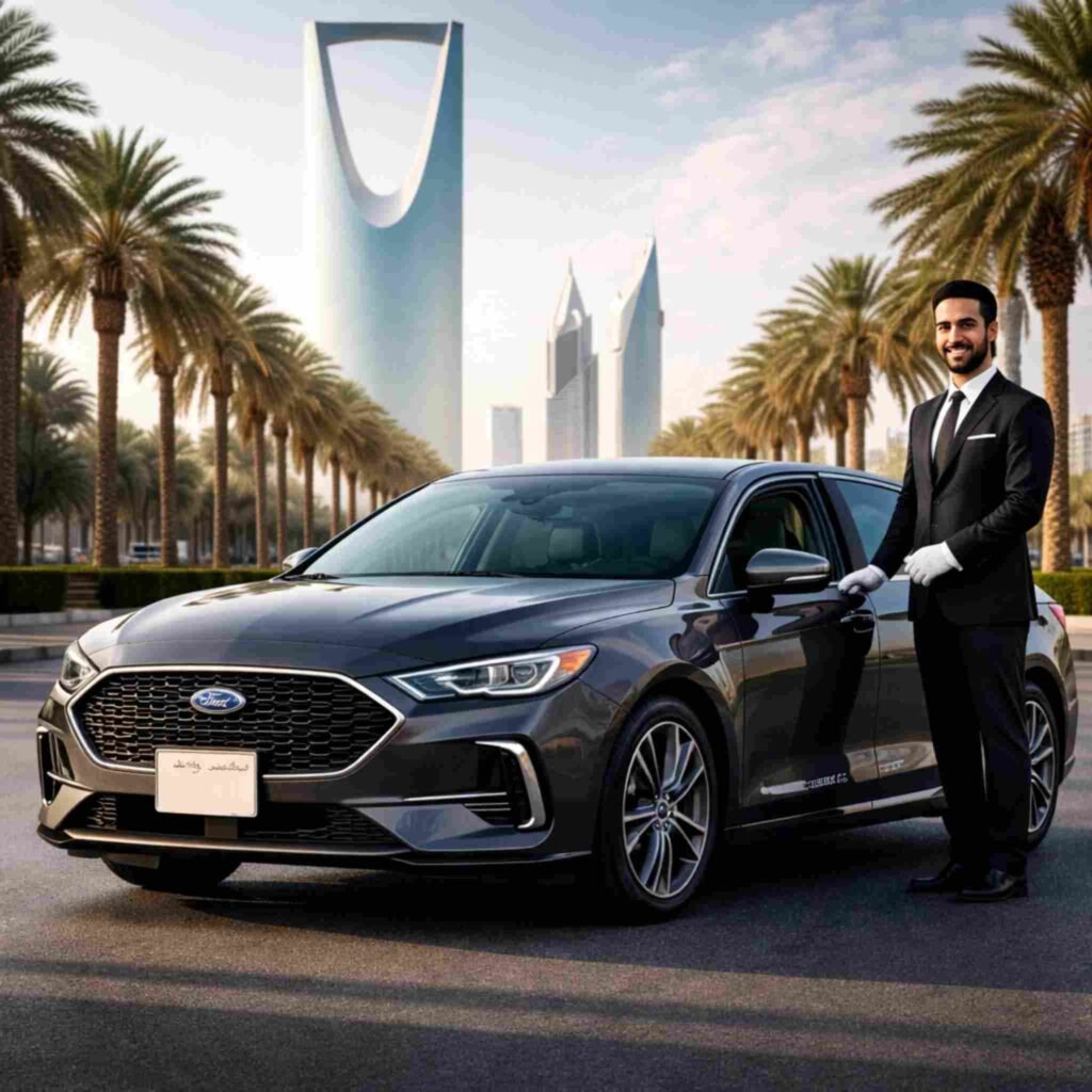 Ford Taurus With Driver in Saudi Arabia