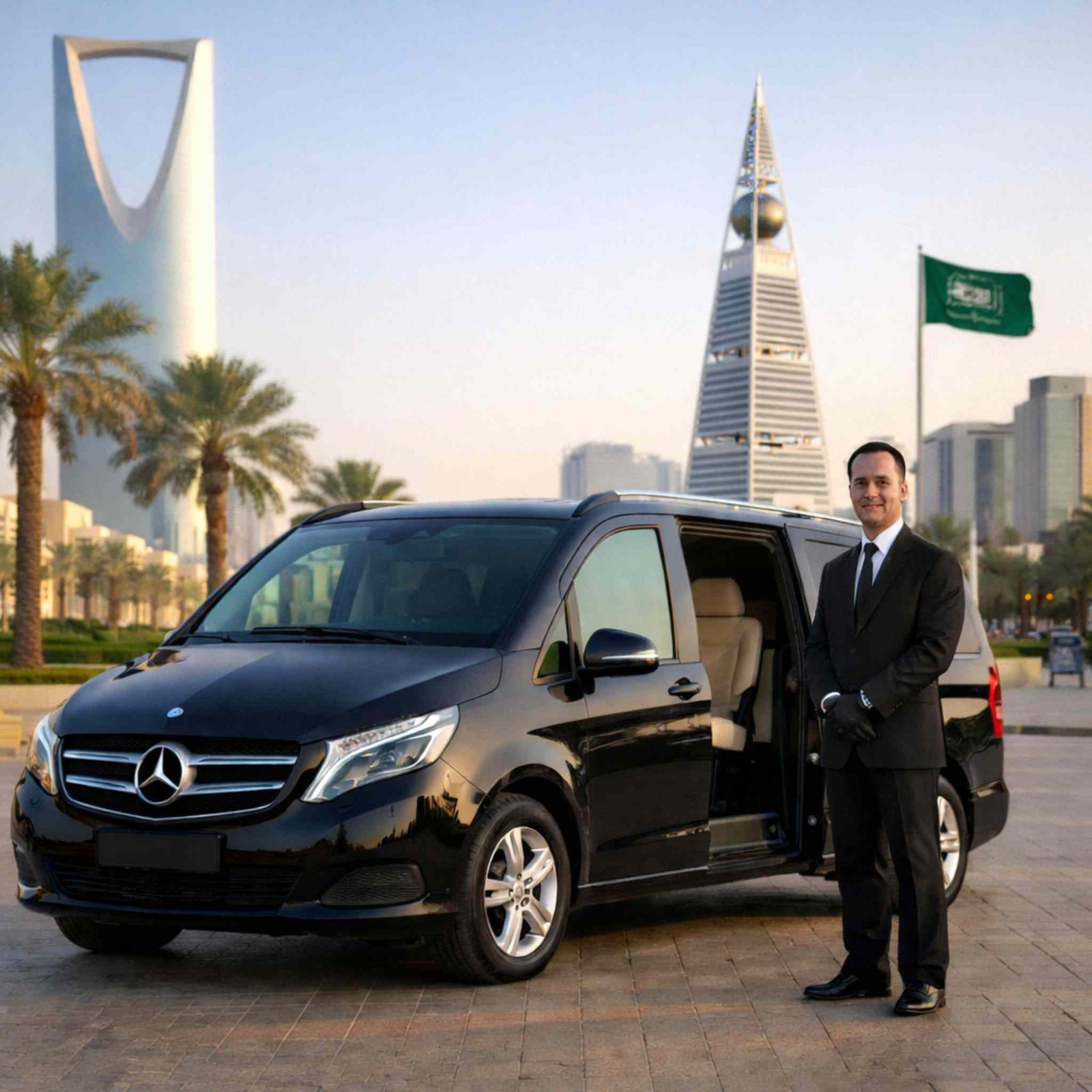 Mercedes V-Class With Driver in Saudi Arabia