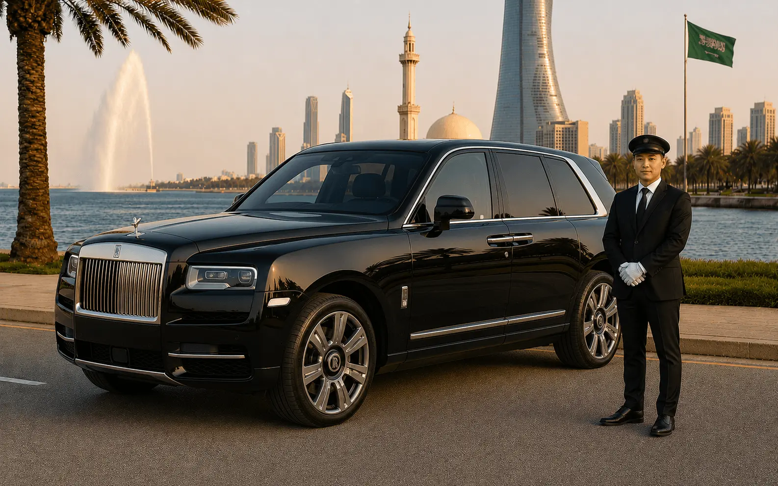 Rolls Royce Cullinan with Driver Saudi Arabia