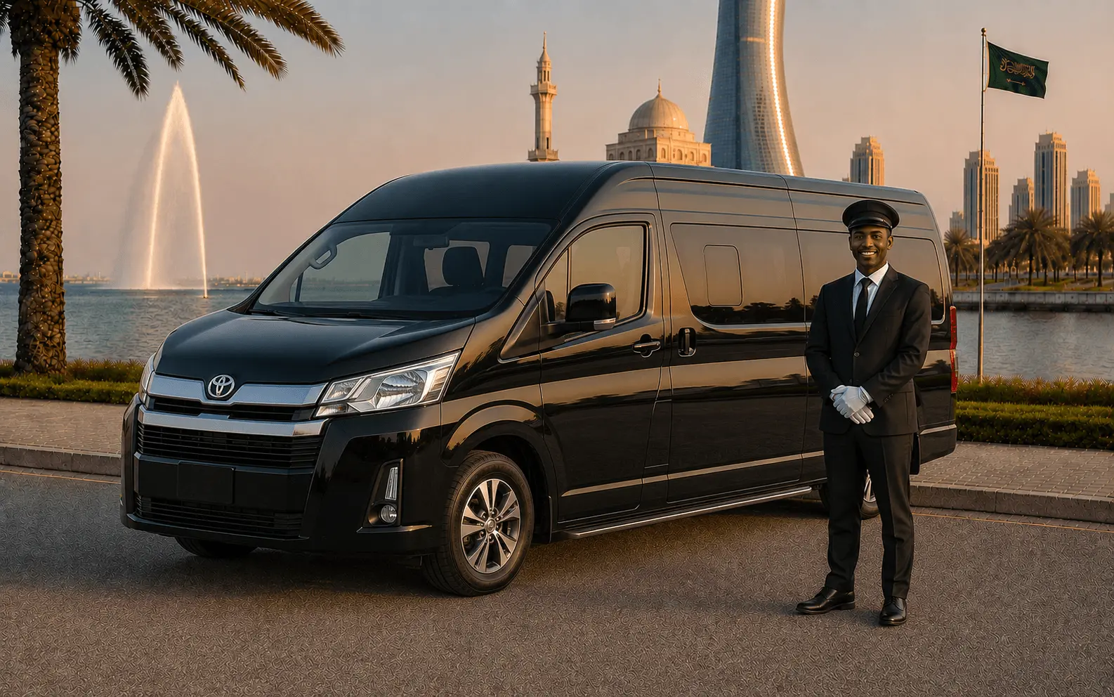 Event Group Shuttle Toyota HiAce — GH Trips KSA