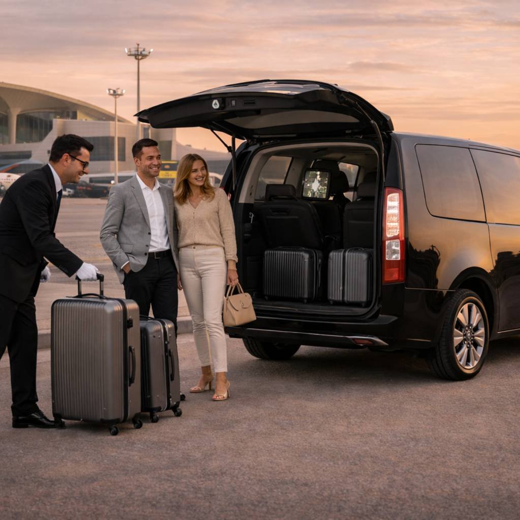 VIP Hyundai Staria with driver