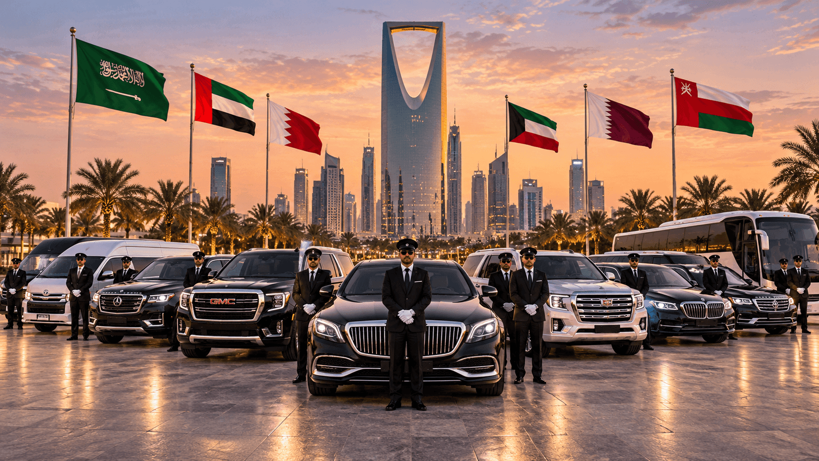 GH Trips KSA private chauffeur with BMW 7 Series in Saudi Arabia